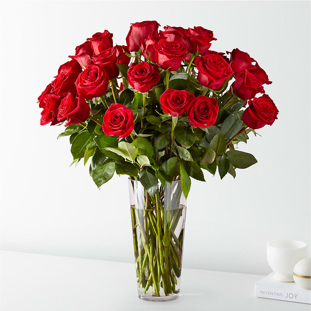 Long Stem Red Rose Bouquet – CAMPBELL ROSES & PLANTS LTD CO, Fort Campbell KY