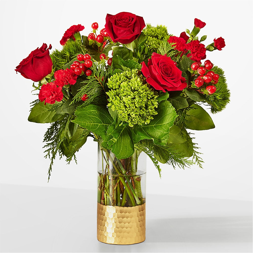 Plaid Throw Bouquet – CAMPBELL ROSES & PLANTS LTD CO, Fort Campbell KY