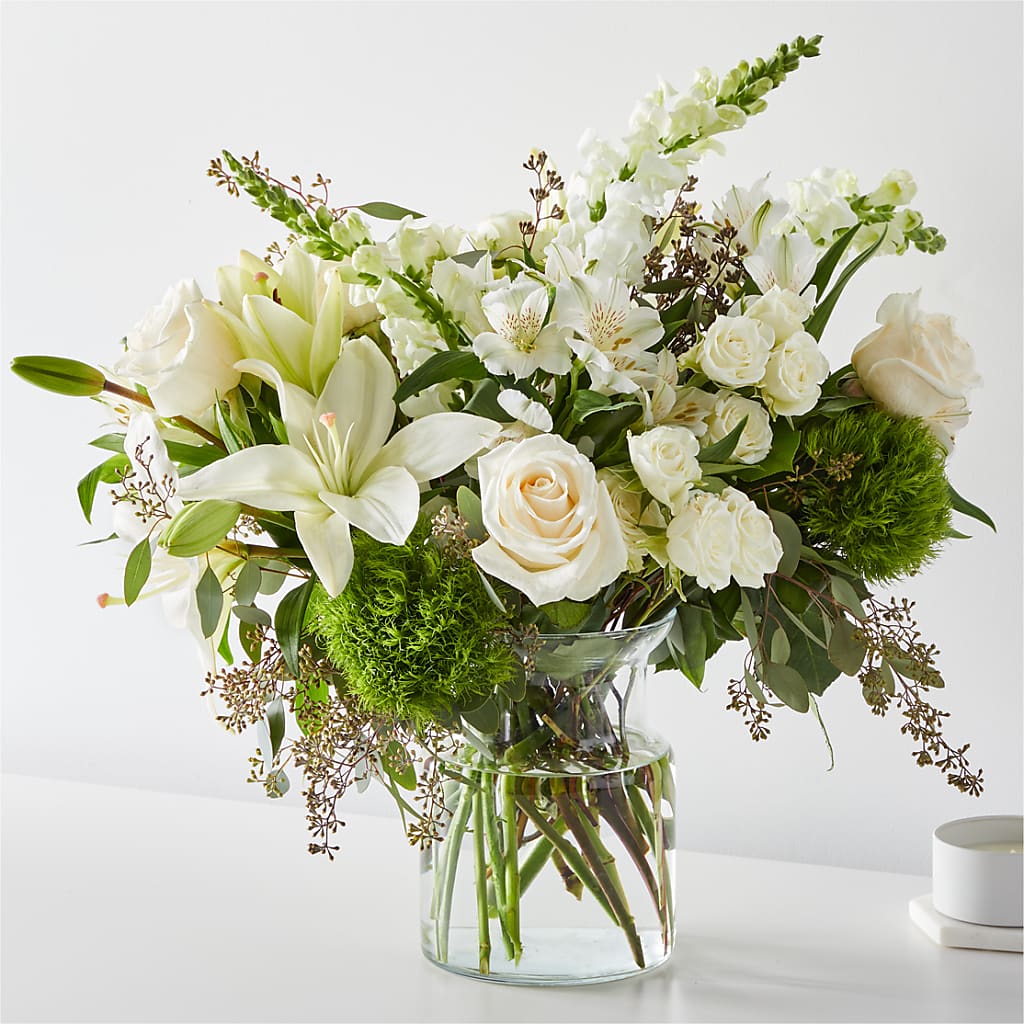 Fresh Linen Bouquet – CAMPBELL ROSES & PLANTS LTD CO, Fort Campbell KY