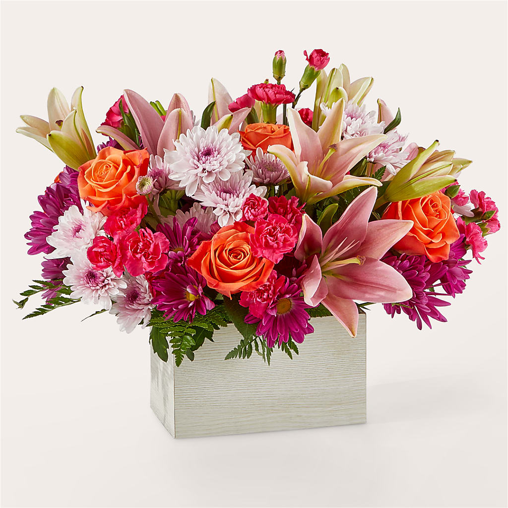 Light of My Life Box Bouquet – CAMPBELL ROSES & PLANTS LTD CO, Fort Campbell KY