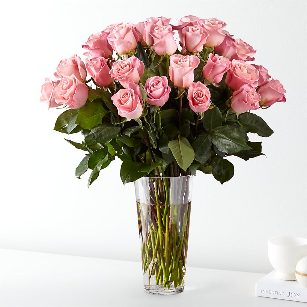 Long Stem Pink Rose Bouquet – CAMPBELL ROSES & PLANTS LTD CO, Fort Campbell KY