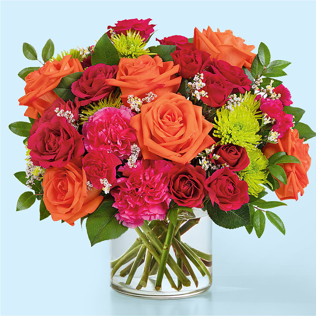Colorful Carnival Bouquet – CAMPBELL ROSES & PLANTS LTD CO, Fort Campbell KY