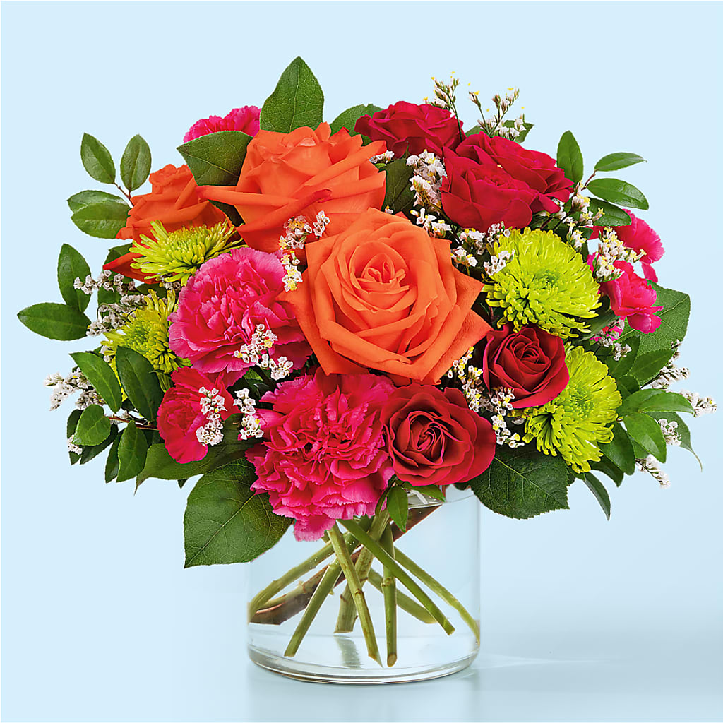 Colorful Carnival Bouquet – CAMPBELL ROSES & PLANTS LTD CO, Fort Campbell KY