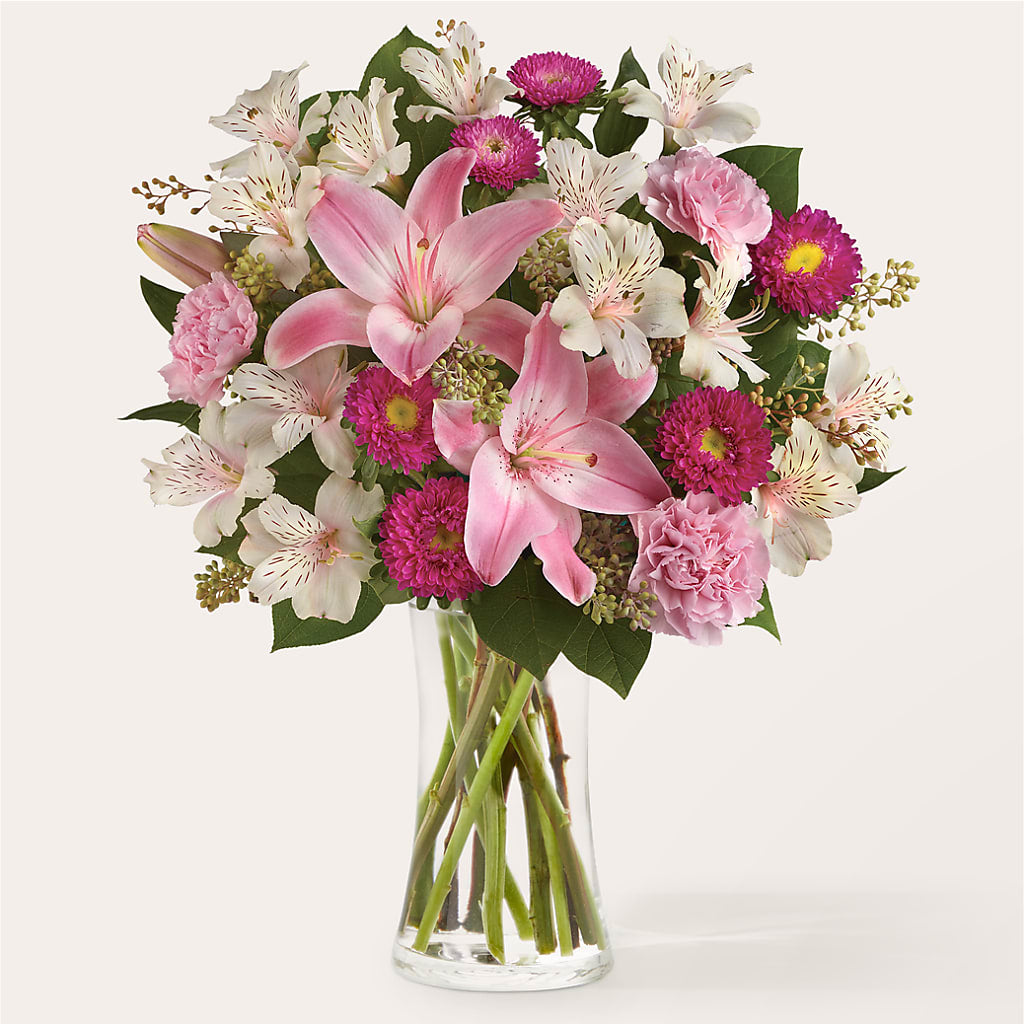 Feeling Fuchsia Bouquet – CAMPBELL ROSES & PLANTS LTD CO, Fort Campbell KY