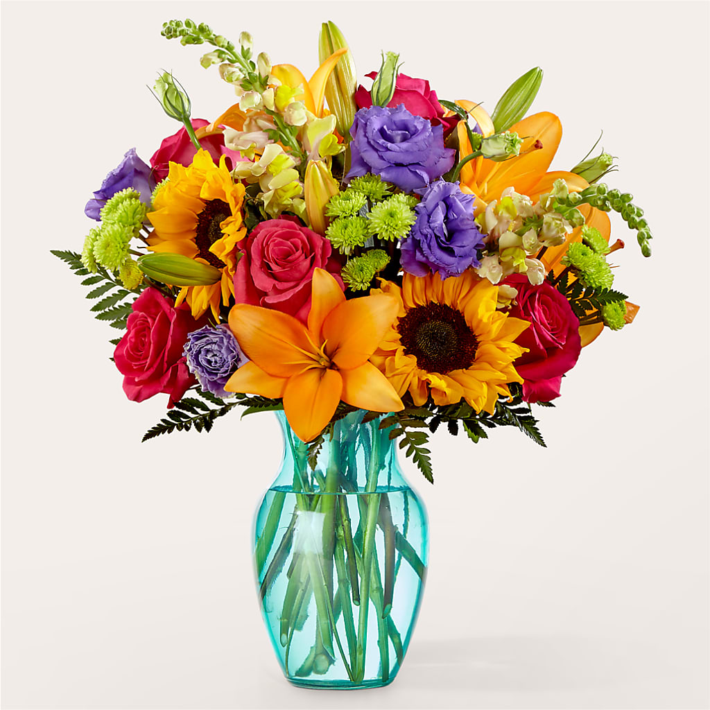 Double Rainbow Bouquet – CAMPBELL ROSES & PLANTS LTD CO, Fort Campbell KY
