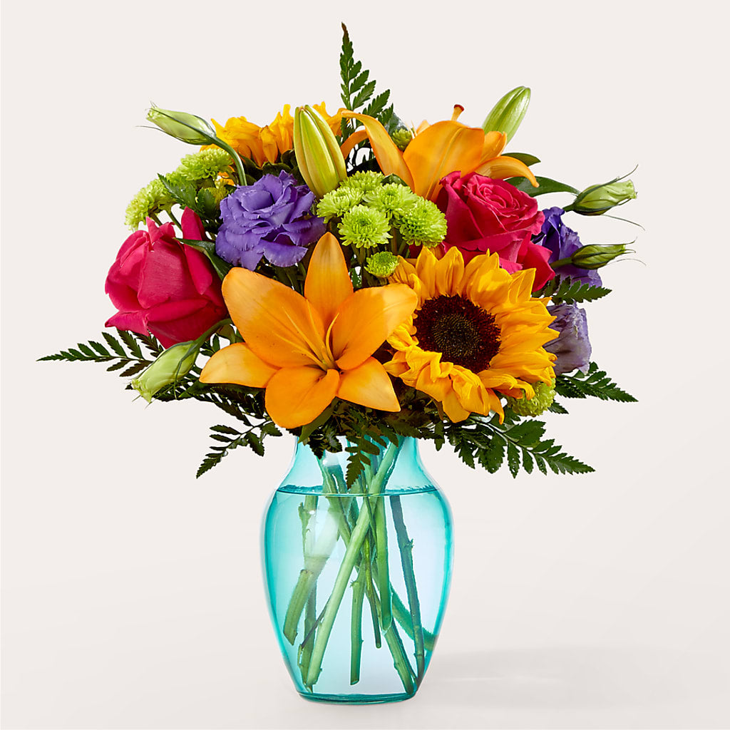 Double Rainbow Bouquet – CAMPBELL ROSES & PLANTS LTD CO, Fort Campbell KY