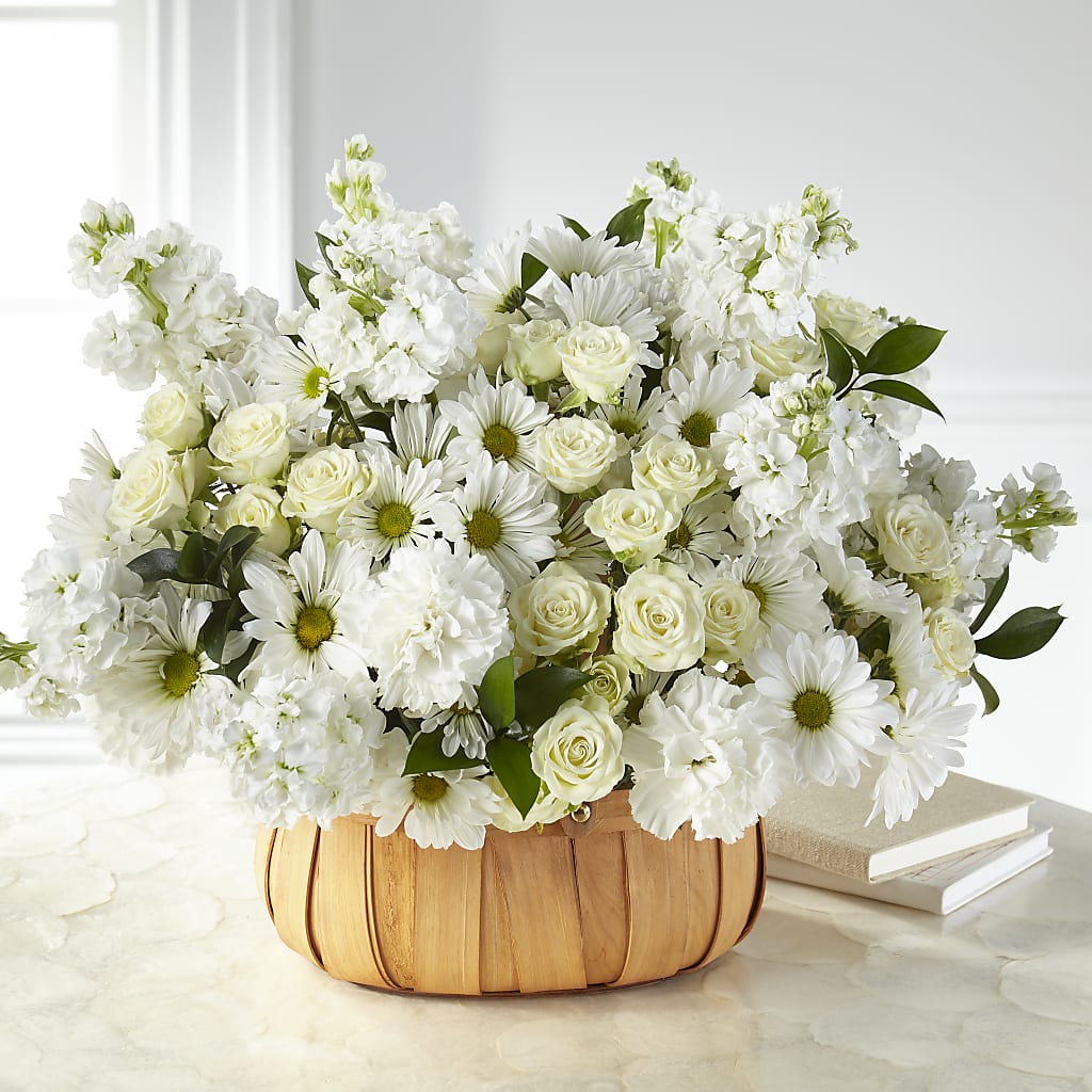 Graceful Garden Basket – CAMPBELL ROSES & PLANTS LTD CO, Fort Campbell KY