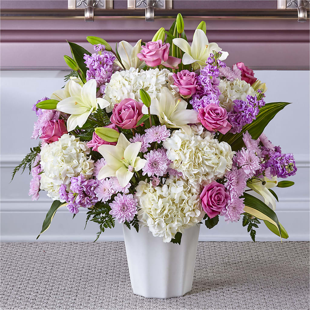 Heaven Sent Floor Basket – CAMPBELL ROSES & PLANTS LTD CO, Fort Campbell KY