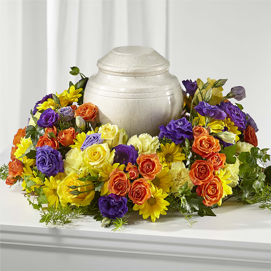Blossoms of Remembrance Cremation Adornment – CAMPBELL ROSES & PLANTS LTD CO, Fort Campbell KY
