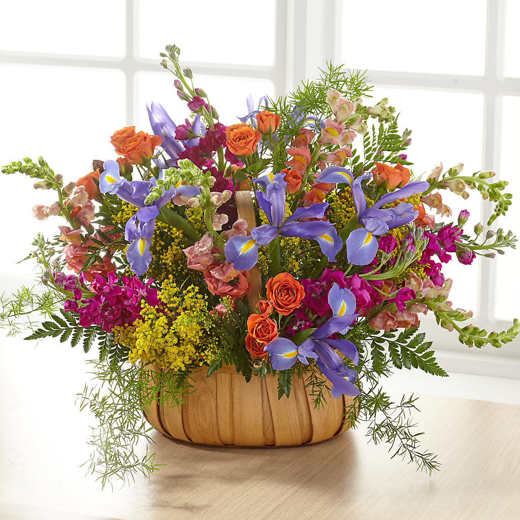 Garden of Life Basket – CAMPBELL ROSES & PLANTS LTD CO, Fort Campbell KY