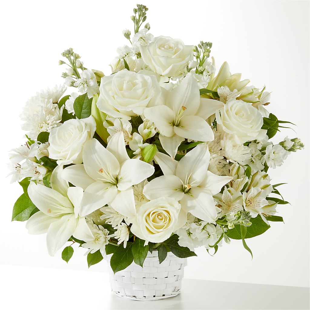 Peaceful Reflections Arrangement – CAMPBELL ROSES & PLANTS LTD CO, Fort Campbell KY