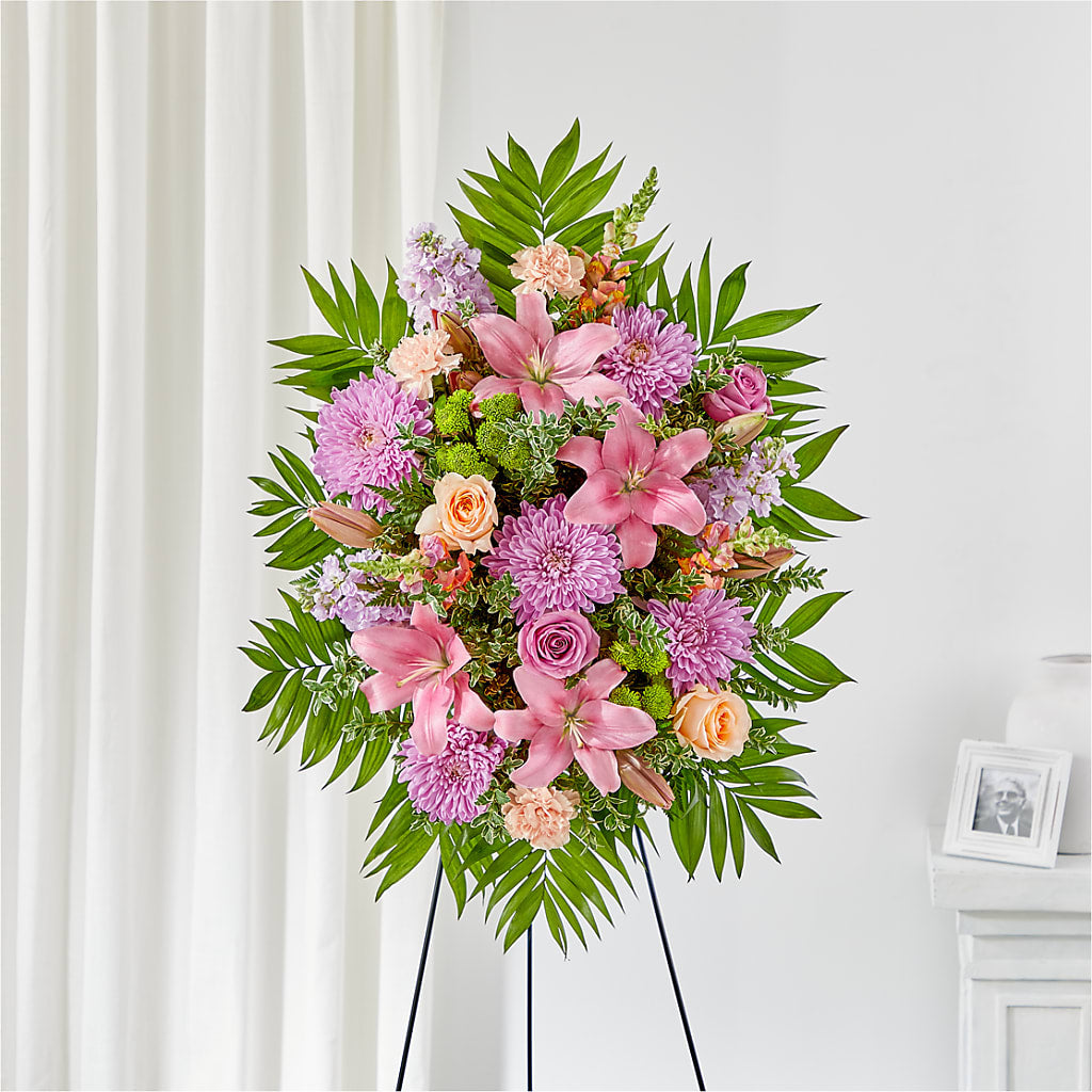 Love & Light Standing Spray – CAMPBELL ROSES & PLANTS LTD CO, Fort Campbell KY