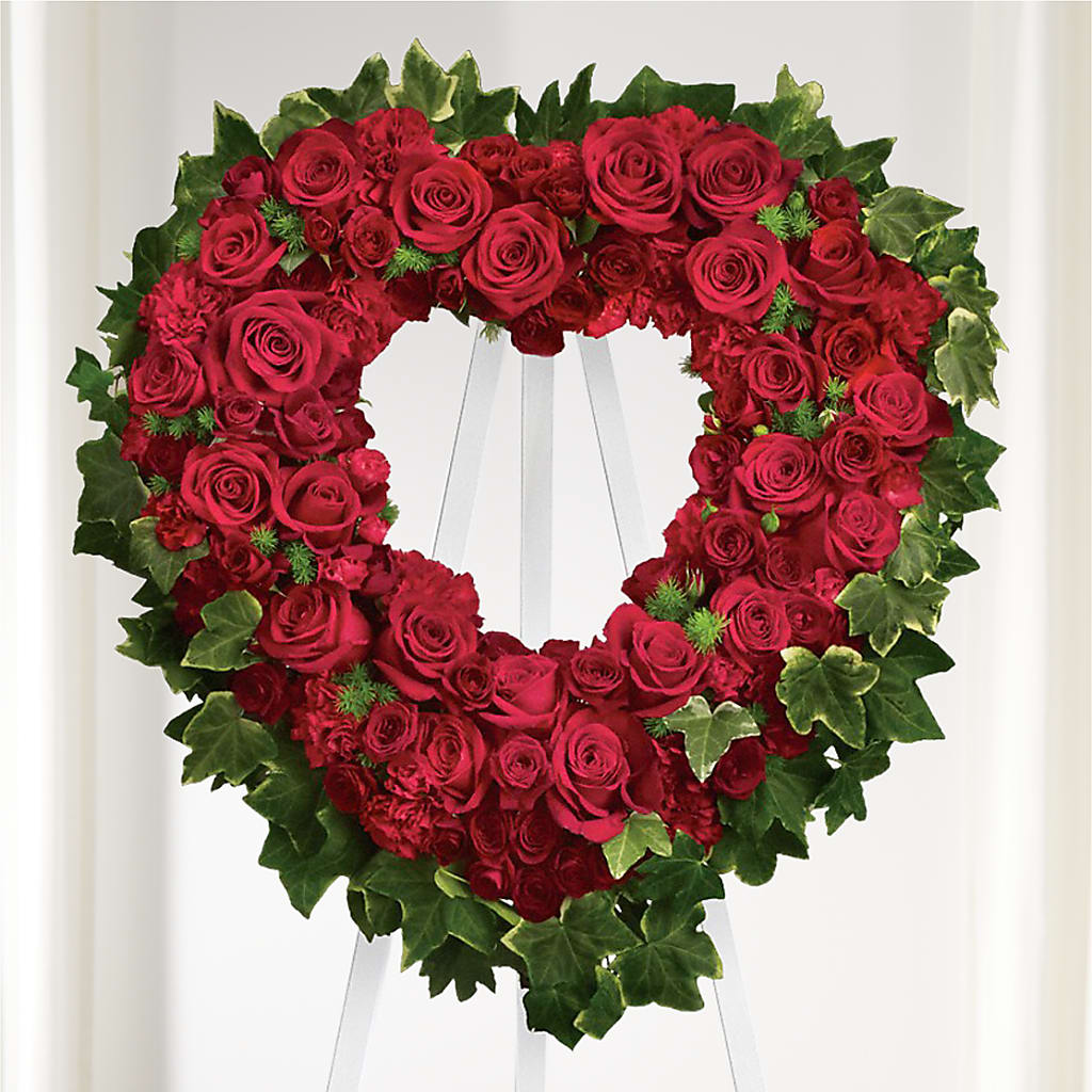 Wholehearted Standing Spray – CAMPBELL ROSES & PLANTS LTD CO, Fort Campbell KY