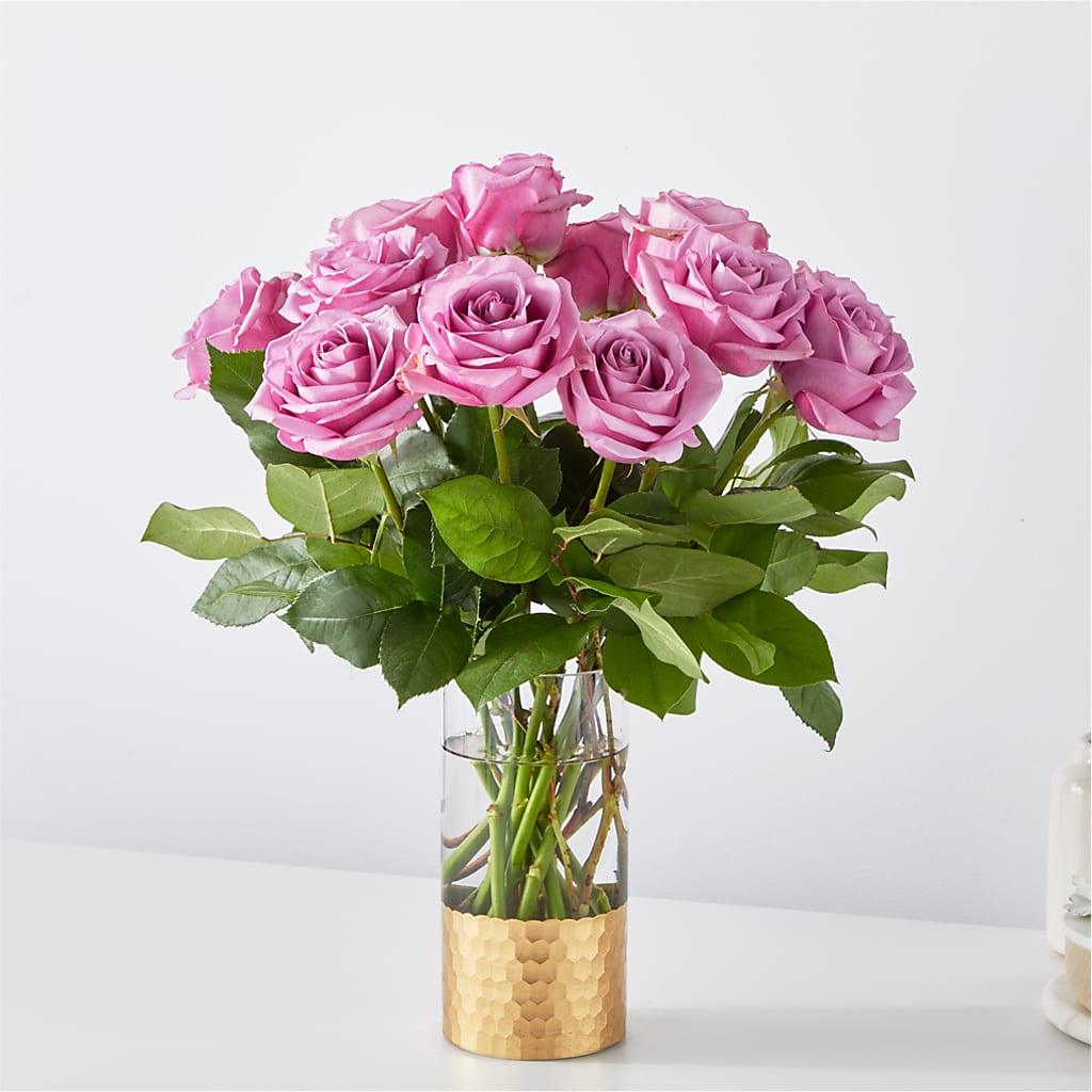 Secret Admirer Lavender Rose Bouquet – CAMPBELL ROSES & PLANTS LTD CO, Fort Campbell KY