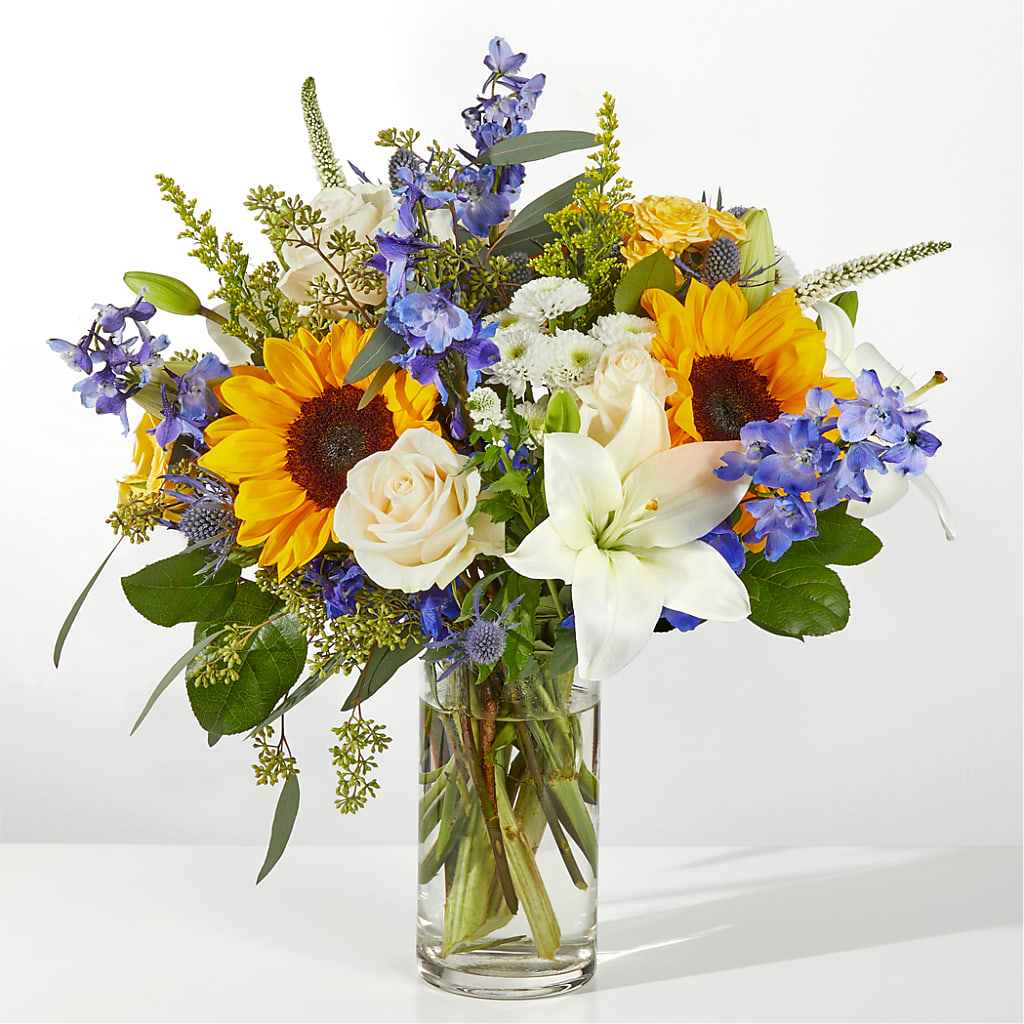 Wonderfully Sunny Bouquet – CAMPBELL ROSES & PLANTS LTD CO, Fort Campbell KY