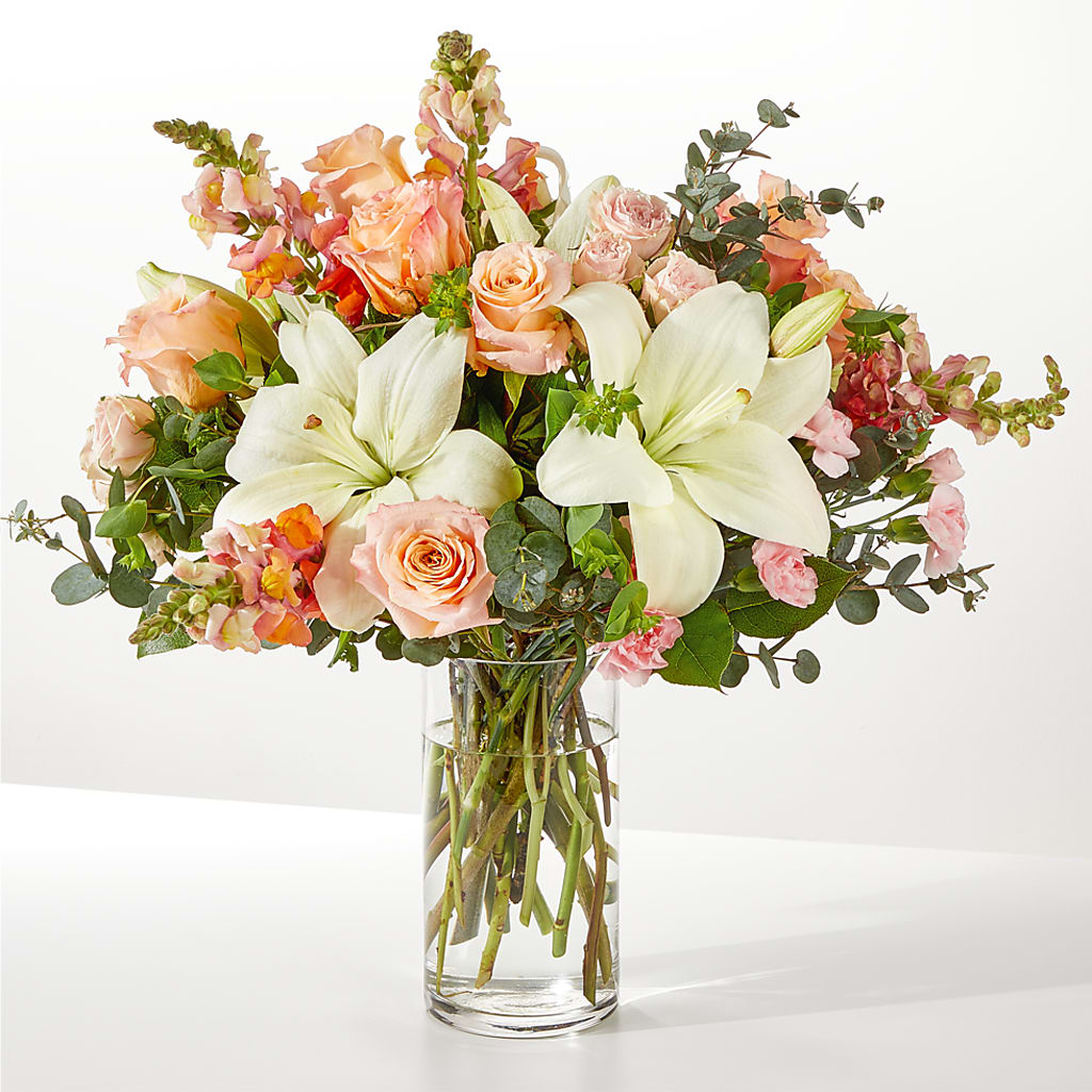 Grapefruit Splash Bouquet – CAMPBELL ROSES & PLANTS LTD CO, Fort Campbell KY