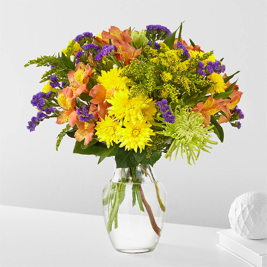 Marmalade Skies Bouquet – CAMPBELL ROSES & PLANTS LTD CO, Fort Campbell KY