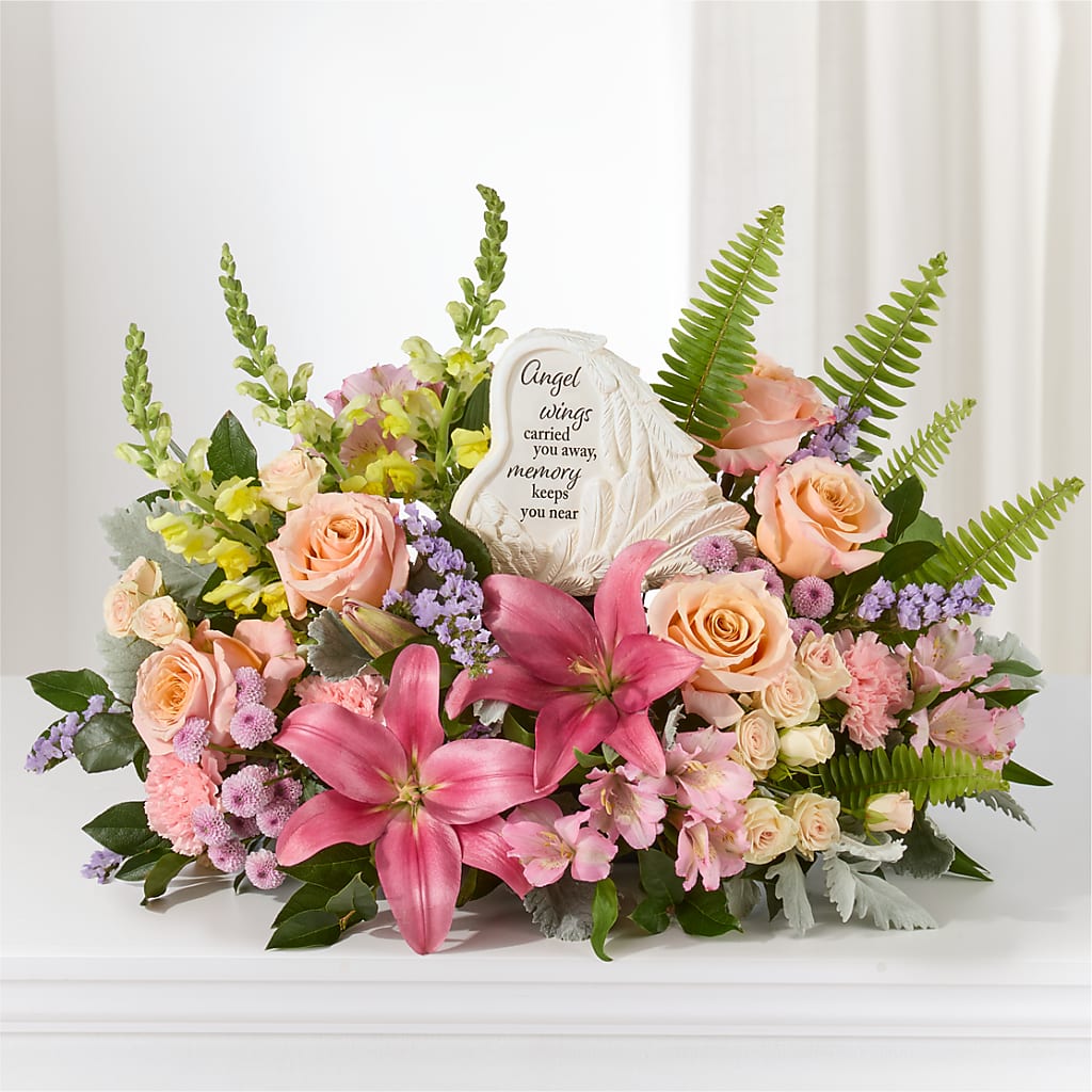 Gentle Light Arrangement – CAMPBELL ROSES & PLANTS LTD CO, Fort Campbell KY