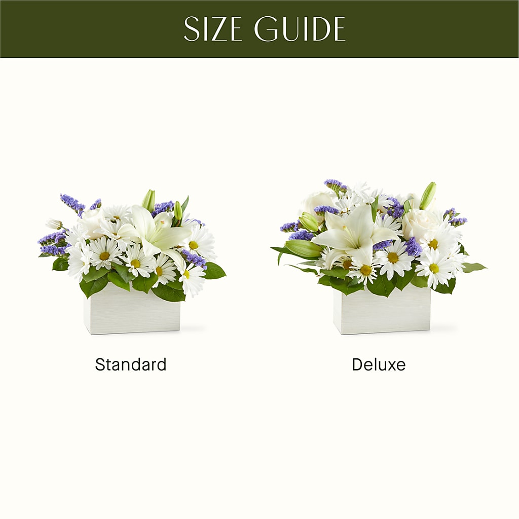 Beyond Blue Box Bouquet – CAMPBELL ROSES & PLANTS LTD CO, Fort Campbell KY