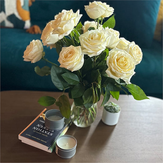 Long Stem Yellow Rose Bouquet – CAMPBELL ROSES & PLANTS LTD CO, Fort Campbell KY