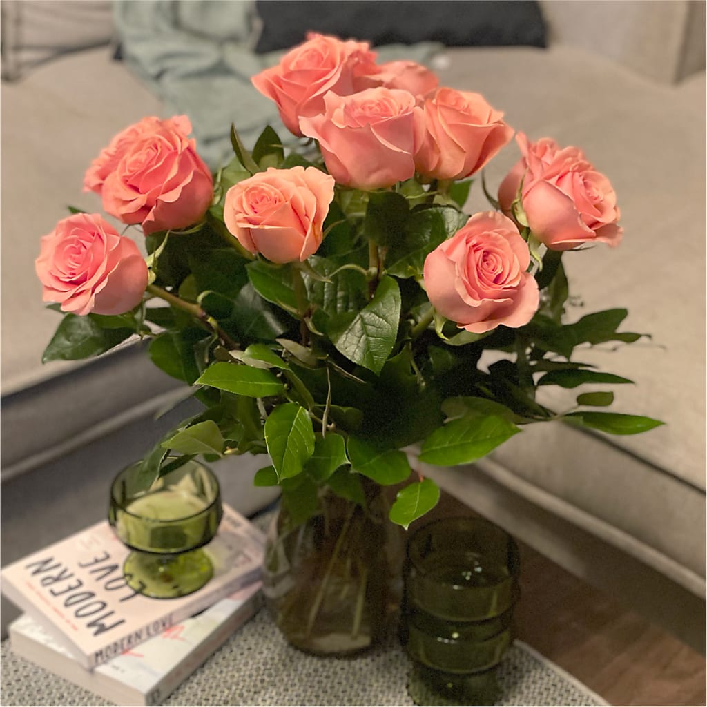Long Stem Pink Rose Bouquet – CAMPBELL ROSES & PLANTS LTD CO, Fort Campbell KY