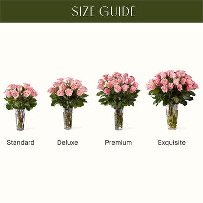 Long Stem Pink Rose Bouquet – CAMPBELL ROSES & PLANTS LTD CO, Fort Campbell KY
