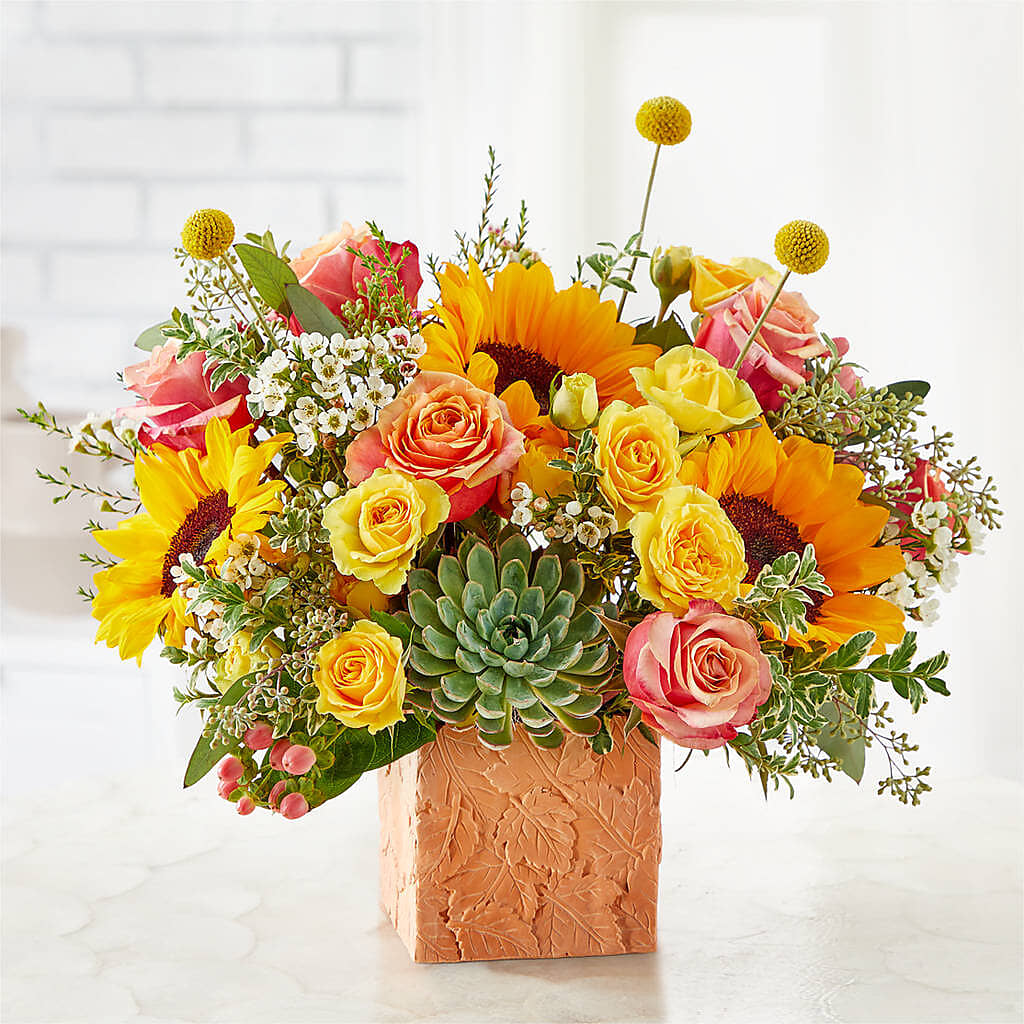 Sunflower Season Bouquet – CAMPBELL ROSES & PLANTS LTD CO, Fort Campbell KY