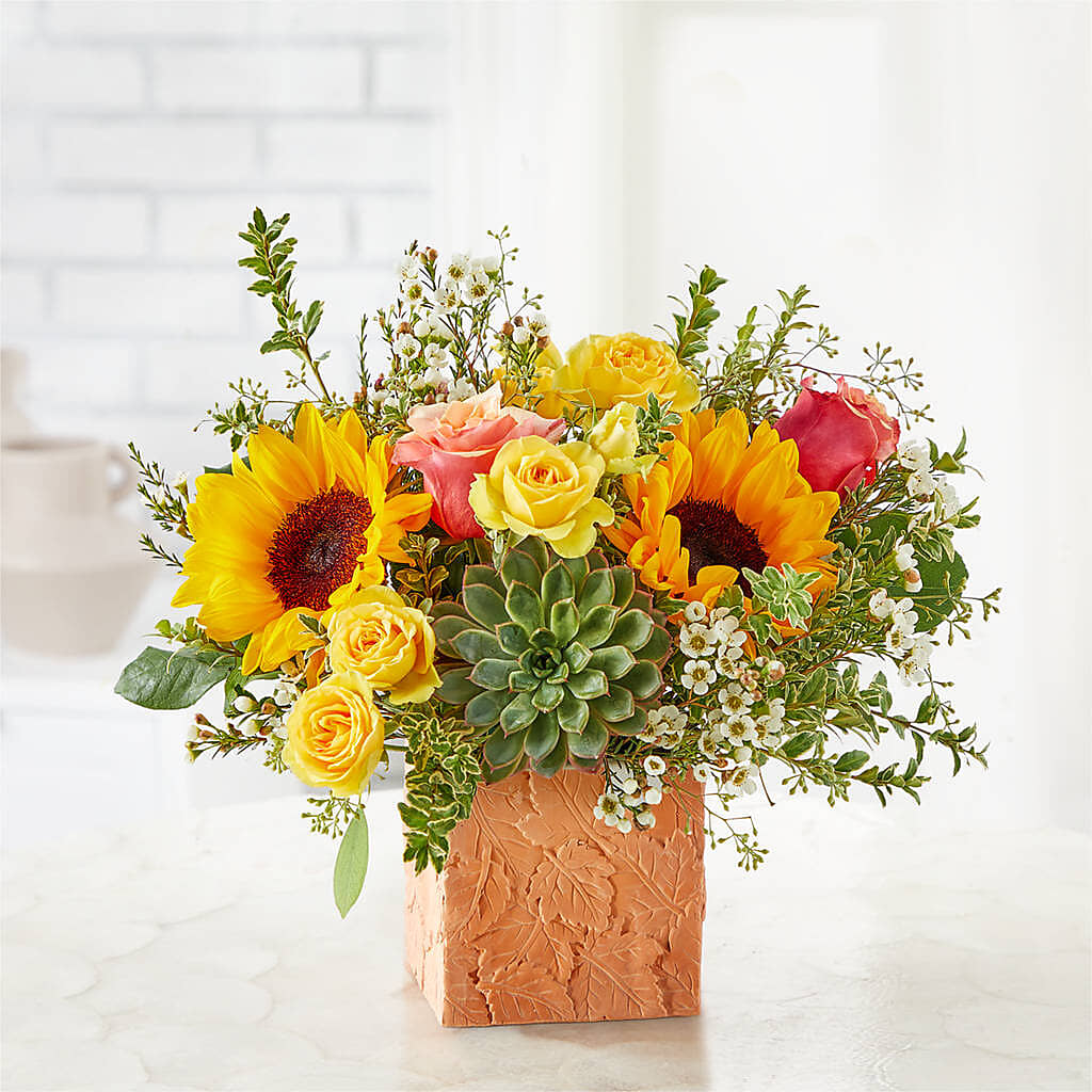 Sunflower Season Bouquet – CAMPBELL ROSES & PLANTS LTD CO, Fort Campbell KY