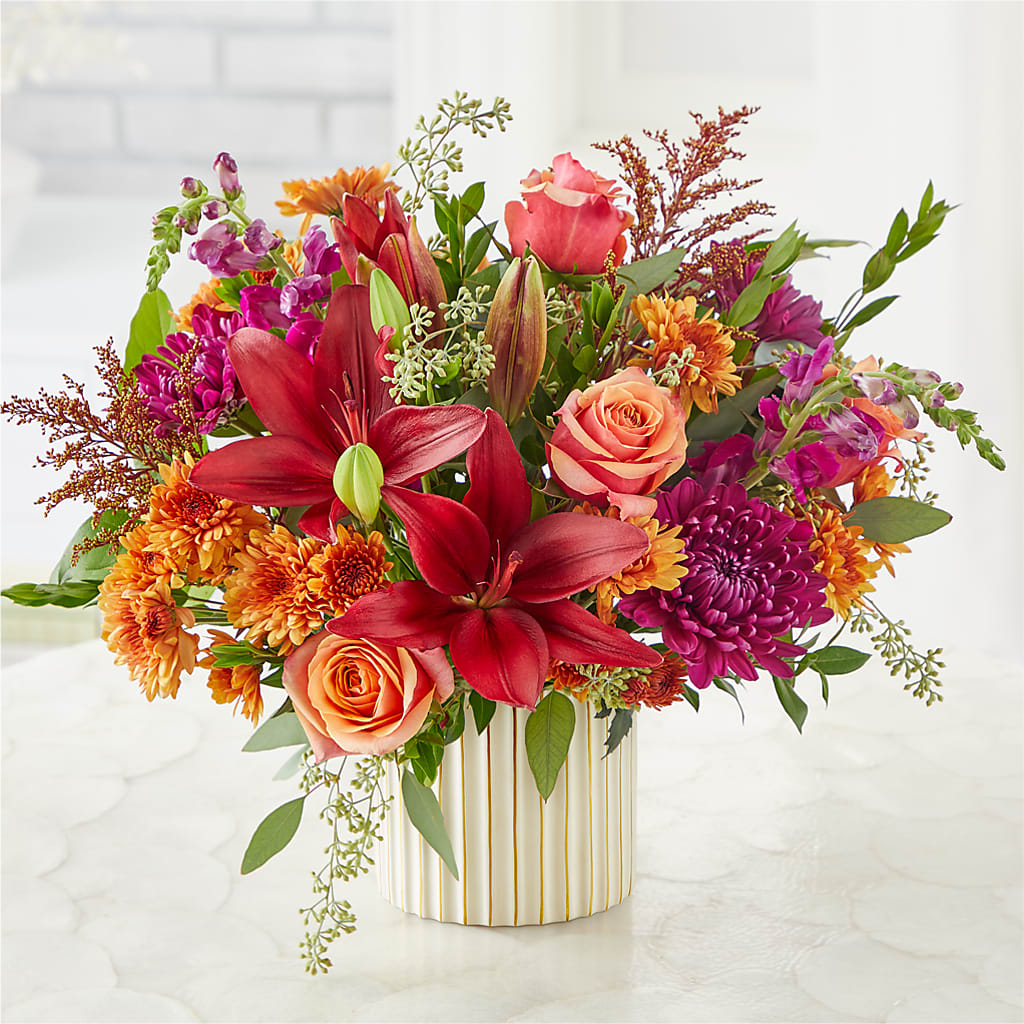 Burgundy Landscape Bouquet – CAMPBELL ROSES & PLANTS LTD CO, Fort Campbell KY