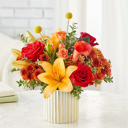 Scarlet Skies Bouquet – CAMPBELL ROSES & PLANTS LTD CO, Fort Campbell KY