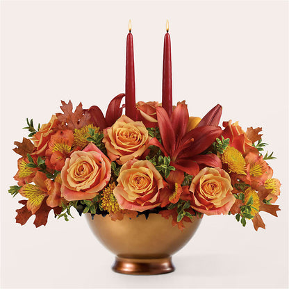 Harvest Table Centerpiece – CAMPBELL ROSES & PLANTS LTD CO, Fort Campbell KY