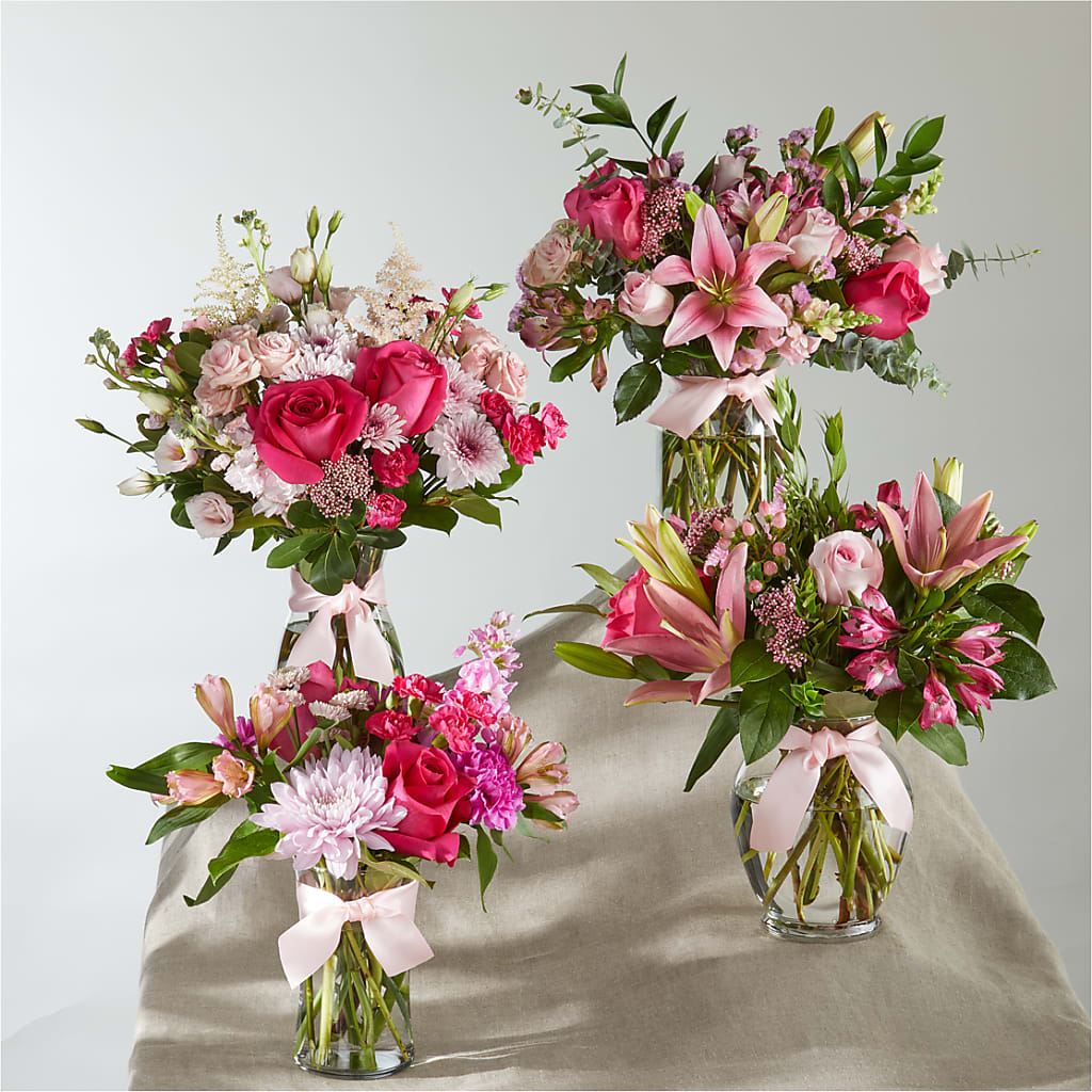 Pink Ribbon - A Florist Original – CAMPBELL ROSES & PLANTS LTD CO, Fort Campbell KY