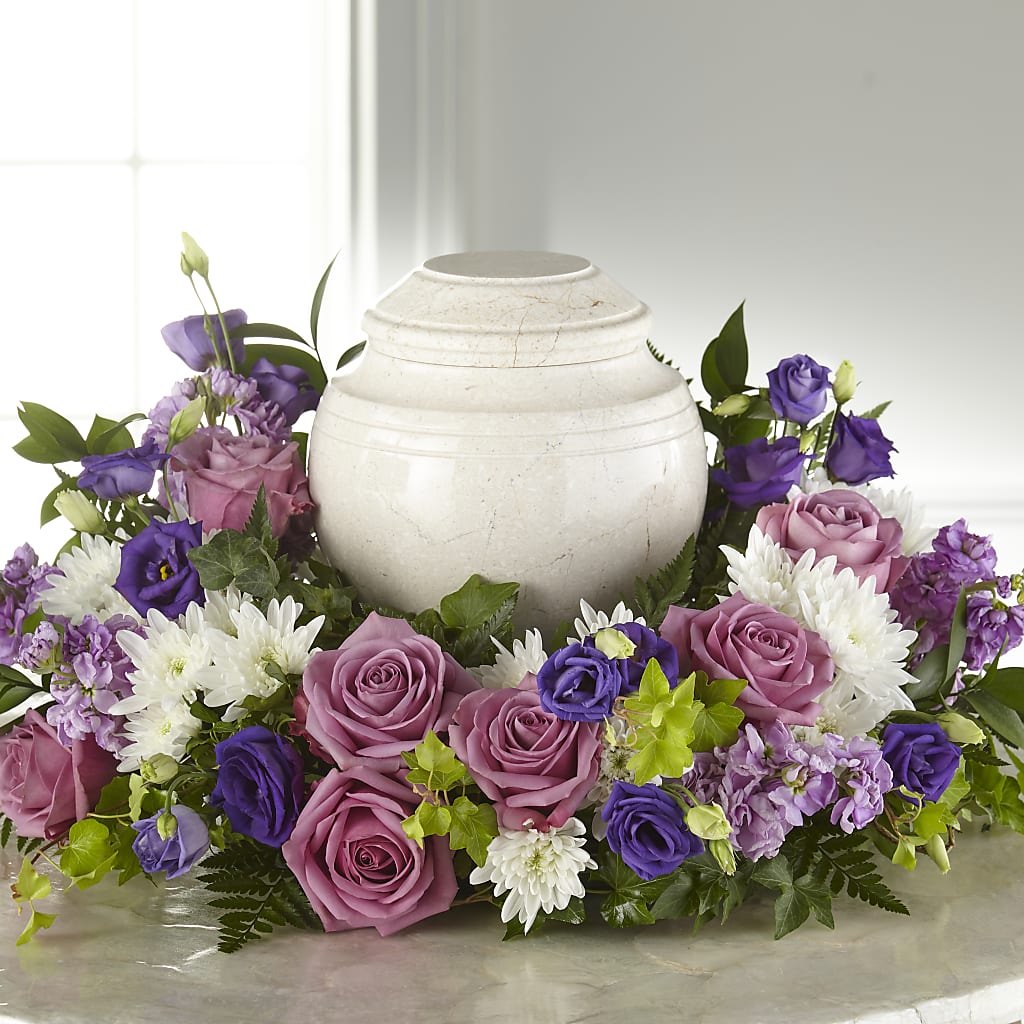 Blooming Sympathy Cremation Adornment – CAMPBELL ROSES & PLANTS LTD CO, Fort Campbell KY