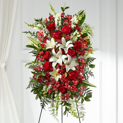 Everlasting Memory Standing Spray – CAMPBELL ROSES & PLANTS LTD CO, Fort Campbell KY