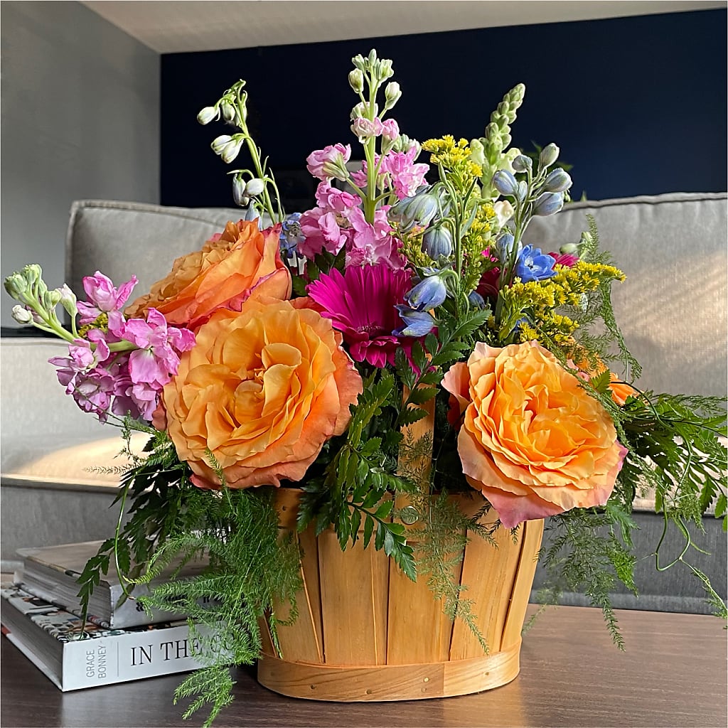 Garden of Life Basket – CAMPBELL ROSES & PLANTS LTD CO, Fort Campbell KY