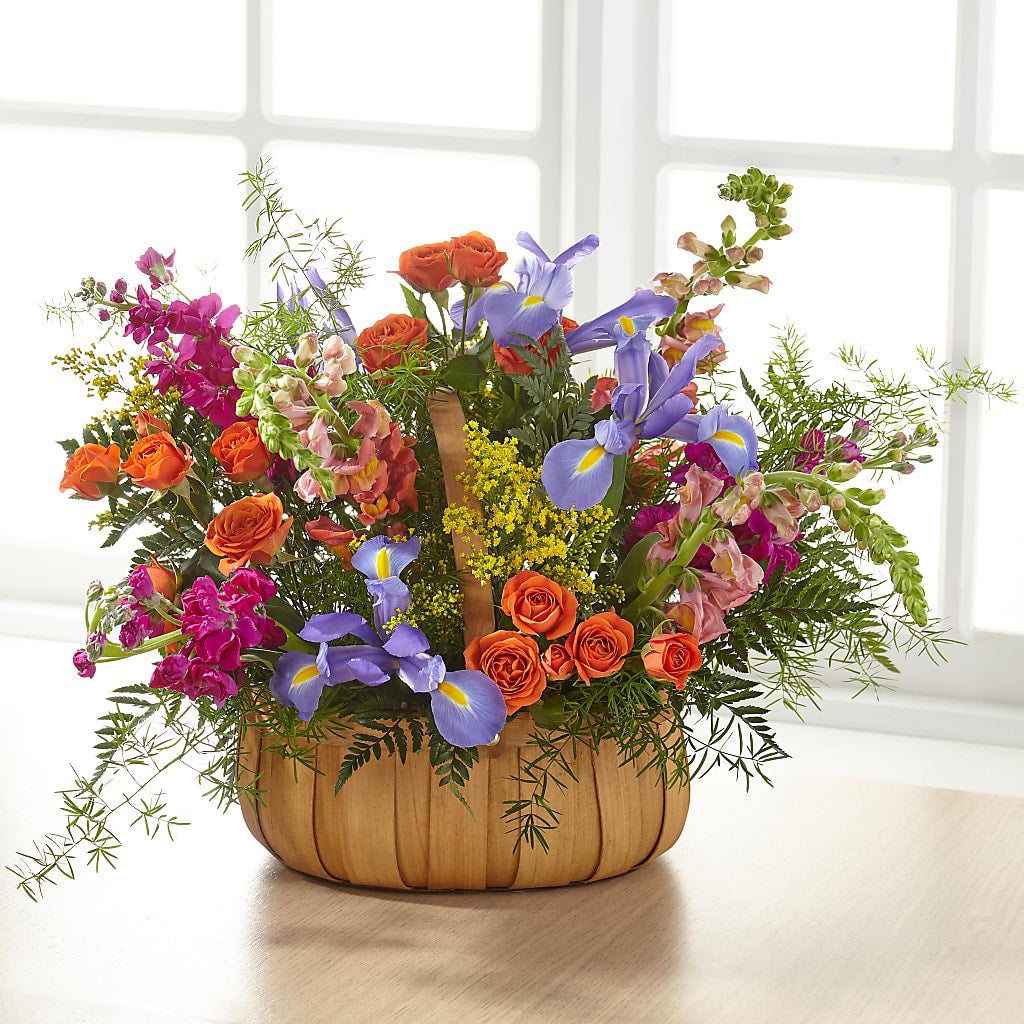 Garden of Life Basket – CAMPBELL ROSES & PLANTS LTD CO, Fort Campbell KY