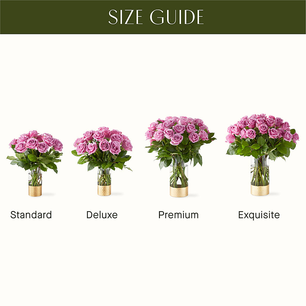 Secret Admirer Lavender Rose Bouquet – CAMPBELL ROSES & PLANTS LTD CO, Fort Campbell KY