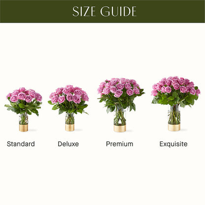Secret Admirer Lavender Rose Bouquet – CAMPBELL ROSES & PLANTS LTD CO, Fort Campbell KY