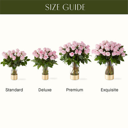 Picture Perfect Pink Rose Bouquet – CAMPBELL ROSES & PLANTS LTD CO, Fort Campbell KY