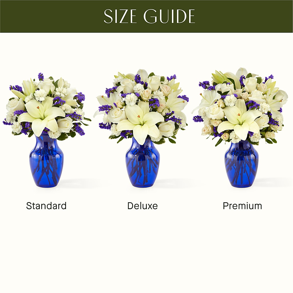 Sapphire Rush Bouquet – CAMPBELL ROSES & PLANTS LTD CO, Fort Campbell KY