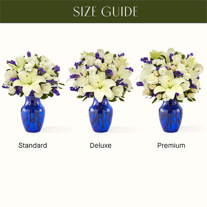 Sapphire Rush Bouquet – CAMPBELL ROSES & PLANTS LTD CO, Fort Campbell KY