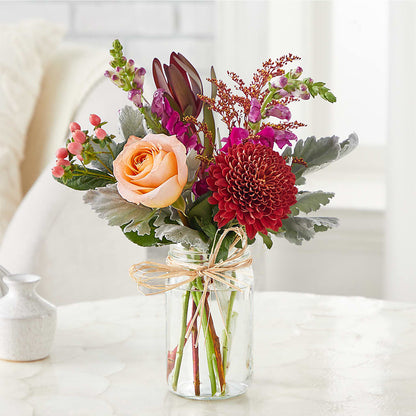 Moody Hues Bouquet – CAMPBELL ROSES & PLANTS LTD CO, Fort Campbell KY