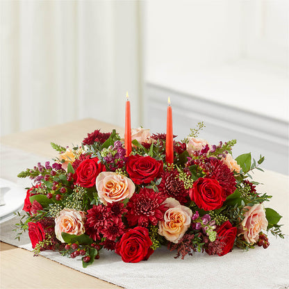 Most Thankful Centerpiece – CAMPBELL ROSES & PLANTS LTD CO, Fort Campbell KY
