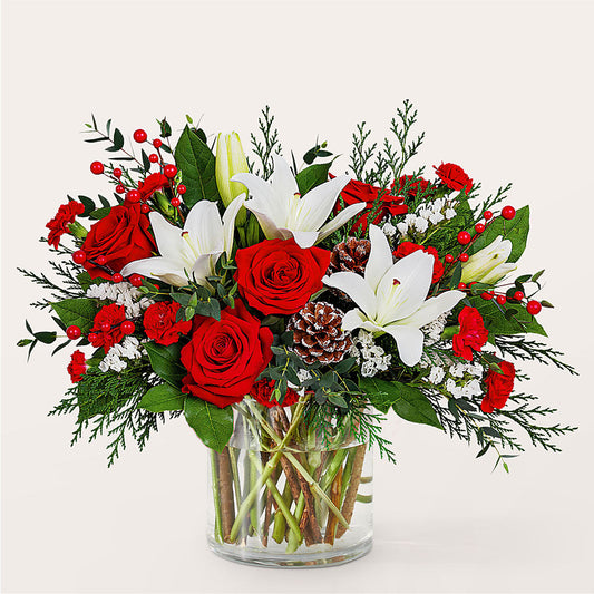 Best in Snow Bouquet – CAMPBELL ROSES & PLANTS LTD CO, Fort Campbell KY